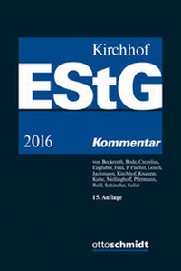 Abbildung von: Einkommensteuergesetz: EStG - Otto Schmidt Verlag