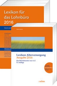 Abbildung von: Buchpaket Lexikon für das Lohnbüro und Lexikon Altersversorgung 2016 - Rehm
