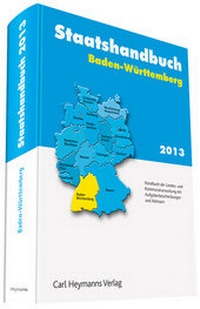 Abbildung von: Staatshandbuch Baden-Württemberg 2013 - Carl Heymanns Verlag