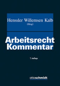 Bild vergrößern Bild: Arbeitsrecht Kommentar - Otto Schmidt Verlag