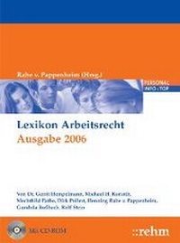 Bild vergrößern Bild: Lexikon Arbeitsrecht 2006 - Rehm