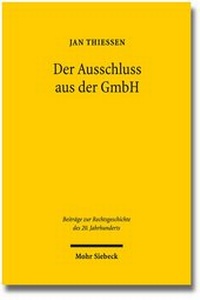 Abbildung von: Der Ausschluss aus der GmbH - Mohr Siebeck