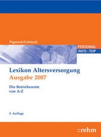 Bild vergrößern Bild: Lexikon Altersversorgung 2007 - Rehm