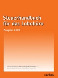 Abbildung von: Steuerhandbuch für das Lohnbüro 2009 - Rehm
