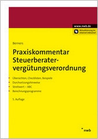 Abbildung von: Praxiskommentar Steuerberatervergütungsverordnung - NWB