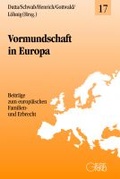 Cover: Vormundschaft in Europa - Gieseking