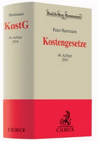 Bild vergrößern Bild: Kostengesetze: KostG - C.H.BECK