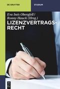 Cover: Lizenzvertragsrecht - De Gruyter