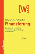 Cover: Finanzierung - Kohlhammer