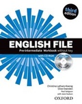 Cover: English File third edition: Pre-intermediate: Workbook with iChecker without key - Oxford University Press