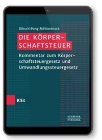 Abbildung von: Die Körperschaftsteuer - Schäffer-Poeschel