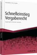 Cover: Schnelleinstieg Vergaberecht - Haufe-Lexware