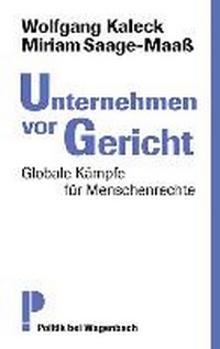 Abbildung von: Unternehmen vor Gericht - Wagenbach