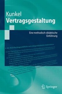 Abbildung von: Vertragsgestaltung - Springer