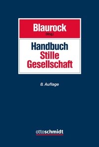 Abbildung von: Handbuch Stille Gesellschaft - Otto Schmidt Verlag
