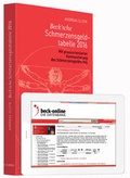 Cover: Beck'sche Schmerzensgeld-Tabelle 2016 - C.H.BECK