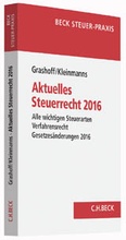 Cover: Aktuelles Steuerrecht 2016 - C.H.BECK