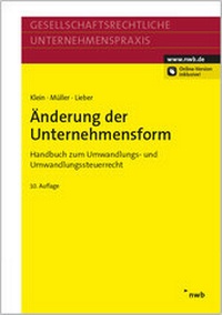 Abbildung von: Änderung der Unternehmensform - NWB