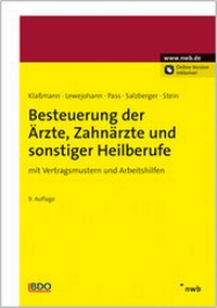 Abbildung von: Besteuerung der Ärzte, Zahnärzte und sonstiger Heilberufe - NWB