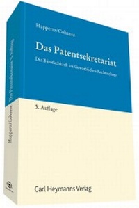 Abbildung von: Das Patentsekretariat - Carl Heymanns Verlag