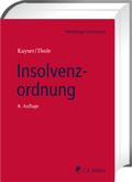 Cover: Insolvenzordnung - C.F. M&uuml;ller