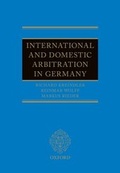 Cover: Commercial Arbitration in Germany - Oxford University Press