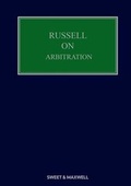Cover: Russell on Arbitration - Sweet & Maxwell