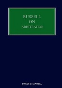 Abbildung von: Russell on Arbitration - Sweet & Maxwell
