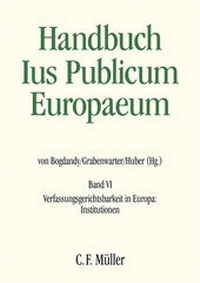 Abbildung von: Handbuch Ius Publicum Europaeum - Band VI - C.F. Müller