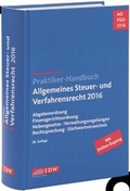 Cover: Praktiker-Handbuch Allgemeines Steuer- und Verfahrensrecht 2016 - IDW