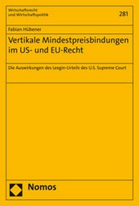 Abbildung von: Vertikale Mindestpreisbindungen im US- und EU-Recht - Nomos