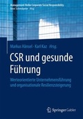 Cover: CSR und gesunde F&uuml;hrung - Springer Gabler