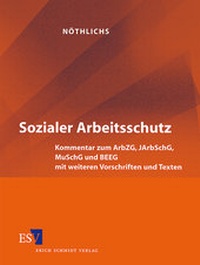 Abbildung von: Sozialer Arbeitsschutz - Grundwerk ohne Fortsetzungsbezug - Erich Schmidt Verlag