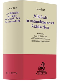 Abbildung von: AGB-Recht im unternehmerischen Rechtsverkehr - C.H.BECK