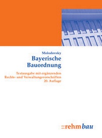 Abbildung von: Bayerische Bauordnung - Rehm