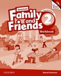 Cover: American Family and Friends: Level Two: Workbook with Online Practice - Oxford University Press