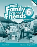 Cover: American Family and Friends: Level Six: Workbook with Online Practice - Oxford University Press