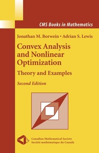 Enlarge image Cover: Convex Analysis and Nonlinear Optimization - Springer