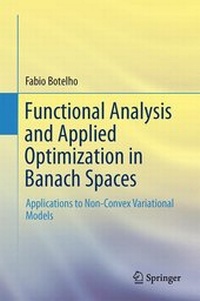 Abbildung von: Functional Analysis and Applied Optimization in Banach Spaces - Springer