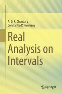 Enlarge image Cover: Real Analysis on Intervals - Springer