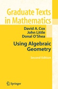 Cover: Using Algebraic Geometry - Springer