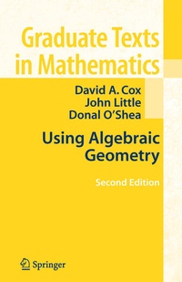 Enlarge image Cover: Using Algebraic Geometry - Springer