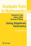 Cover: Using Algebraic Geometry - Springer