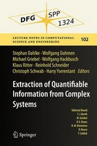 Enlarge image Cover: Extraction of Quantifiable Information from Complex Systems - Springer