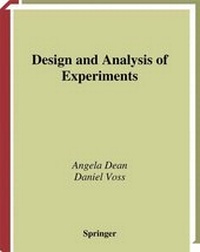 Enlarge image Cover: Design and Analysis of Experiments - Springer