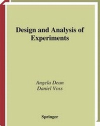 Enlarge image Cover: Design and Analysis of Experiments - Springer