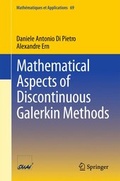 Cover: Mathematical Aspects of Discontinuous Galerkin Methods - Springer