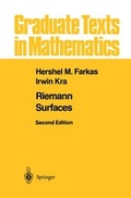 Cover: Riemann Surfaces - Springer