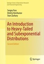Cover: An Introduction to Heavy-Tailed and Subexponential Distributions - Springer
