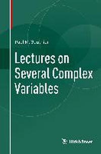 Enlarge image Cover: Lectures on Several Complex Variables - Springer